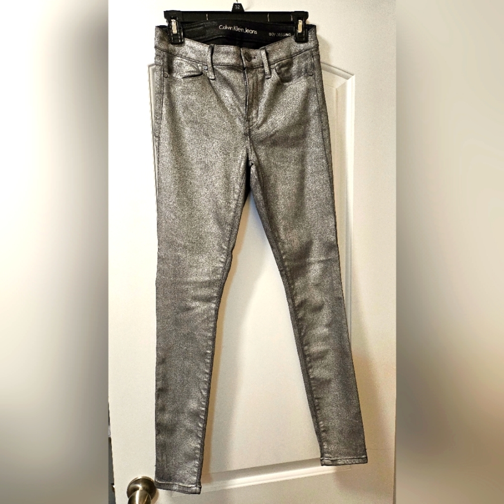 Calvin Klein silver jeans Women's 28